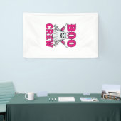 Boo Crew Krankenschwester Geist Halloween Banner (Messeveranstaltung)