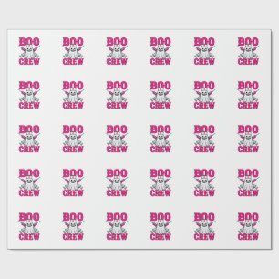 Boo Crew Krankenschwester Geist Halloween Geschenkpapier