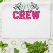 Boo Crew Krankenschwester Geist Halloween Geschirrtuch (Gefaltet)
