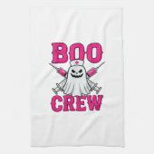 Boo Crew Krankenschwester Geist Halloween Geschirrtuch (Vertikal)
