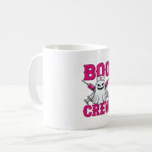 Boo Crew Krankenschwester Geist Halloween Kaffeetasse (Vorderseite Links)