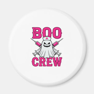 Boo Crew Krankenschwester Geist Halloween Magnet