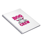 Boo Crew Krankenschwester Geist Halloween Notizblock (Rechte Seite)