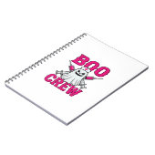 Boo Crew Krankenschwester Geist Halloween Notizblock (Linke Seite)