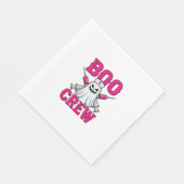 Boo Crew Krankenschwester Geist Halloween Serviette (Ecke)
