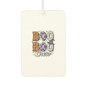 Boo Crew Krankenschwester Halloween Vintage Shirt  Autolufterfrischer