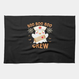 Boo Crew Lustiges Gespenst Gruselig Halloween Kran Geschirrtuch