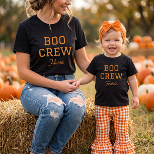 Boo Crew Mama Familie passende Halloween-Kleidung T-Shirt