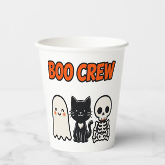 Boo Crew Matching Squad T-Shirt Pappbecher