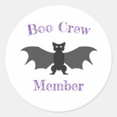 Boo Crew Member Bat Sticker Set (Vorderseite)