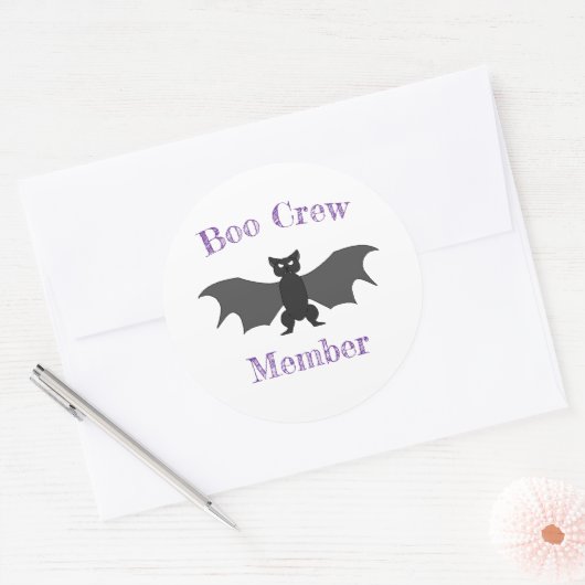 Boo Crew Member Bat Sticker Set (Umschlag)