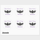 Boo Crew Member Bat Sticker Set (Blatt)