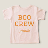 Boo Crew Mit Monogramm Halloween (Design Vorderseite)