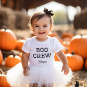 Boo Crew Mit Monogramm Halloween Baby Strampler