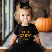 Boo Crew Mit Monogramm Halloween Baby T-shirt