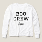 Boo Crew monogrammiertes Halloween (Design Vorderseite)