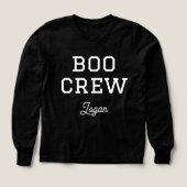 Boo Crew monogrammiertes Halloween (Design Vorderseite)