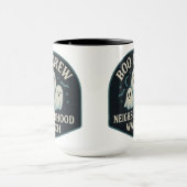 Boo Crew—Neighborhood Watch | Halloween Gifts Tasse (Zentrum)
