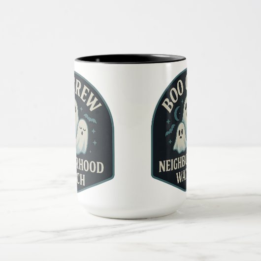 Boo Crew—Neighborhood Watch | Halloween Gifts Tasse (Zentrum)