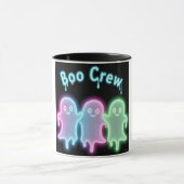 Boo Crew Neon Ghosts Halloween Tasse (Zentrum)