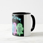 Boo Crew Neon Ghosts Halloween Tasse (VorderseiteRechts)