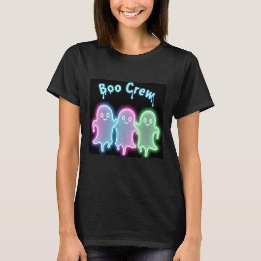 Boo Crew Neon Ghosts T - Shirt (Vorderseite)