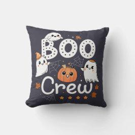 Boo Crew Niedlich Halloween Geister und Pumpkin Kissen