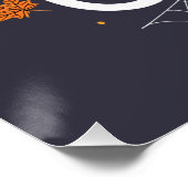 Boo Crew Niedlich Halloween Geister und Pumpkin Poster (Ecke)