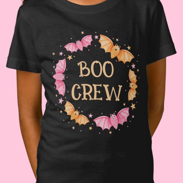Boo Crew Niedlich Pastell Halloween T-Shirt (Boo Crew Cute Pastel Halloween T-Shirt)
