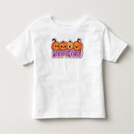 Boo Crew Niedlich Pumpkins Halloween Kleinkind T-shirt