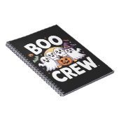 Boo Crew Niedlich Spooky Halloween Notizblock (Rechte Seite)