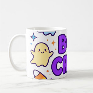 Boo Crew Niedliche Geister Halloween-Typografie-Ku Kaffeetasse