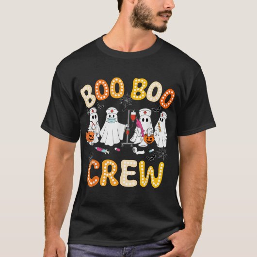 Boo Crew Nurasehurne Halloween Kostüme Männer T-Shirt (Vorderseite)