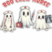 BOO CREW NURSE Essential T-Shirt Aufkleber (Vorderseite)
