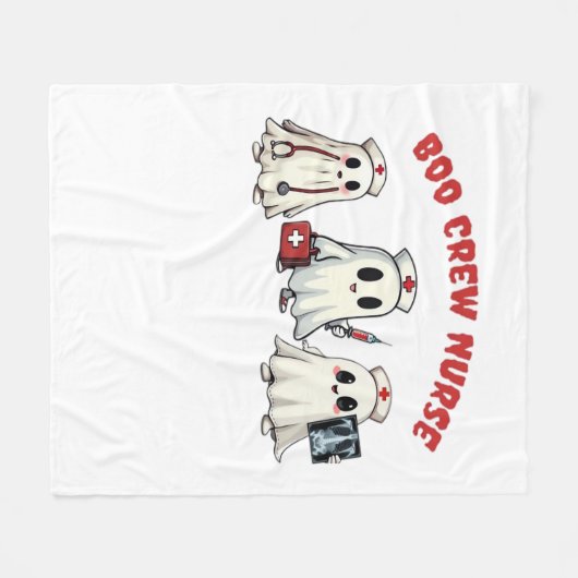 BOO CREW NURSE Essenzieller T - Shirt Fleecedecke (Vorderseite (Horizontal))