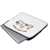 BOO CREW NURSE Essenzieller T - Shirt Laptopschutzhülle (Vorne Knopf)