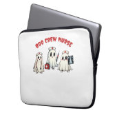 BOO CREW NURSE Essenzieller T - Shirt Laptopschutzhülle (Vorderseite Links)