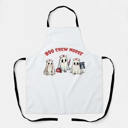 BOO CREW NURSE Essenzieller T - Shirt Schürze (Vorderseite)