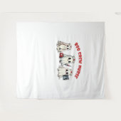 BOO CREW NURSE Essenzieller T - Shirt Wandteppich (Vorderseite (Horizontal))