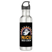 Boo Crew Nurse Halloween for Nurses Ghost Essentia Edelstahlflasche (Vorderseite)