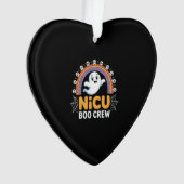 Boo Crew Nurse Halloween for Nurses Ghost Essentia Ornament (Vorderseite)