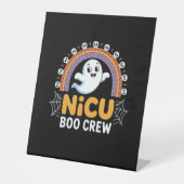 Boo Crew Nurse Halloween for Nurses Ghost Essentia Sockelschild (Vorderseite)