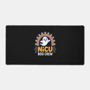 Boo Crew Nurse Halloween für Krankenschwestern Gho Schreibtischunterlage