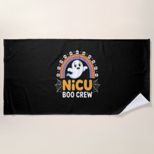 Boo Crew Nurse Halloween für Krankenschwestern Gho Strandtuch