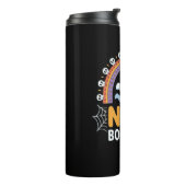 Boo Crew Nurse Halloween für Krankenschwestern Gho Thermosbecher (Nach links gedreht)