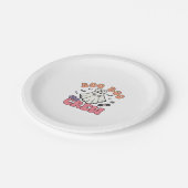 Boo Crew Nurse Halloween Ghost Funny Classic T Pappteller (Schrägansicht)