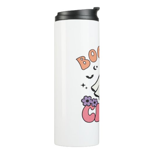 Boo Crew Nurse Halloween Ghost Funny Classic T Thermosbecher (Nach links gedreht)