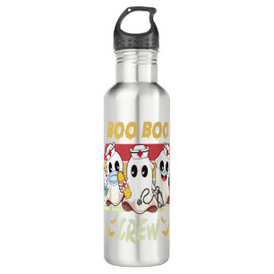 Boo Crew Nurse Halloween Ghost Kostüm Retro Vinta Edelstahlflasche