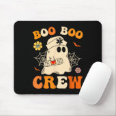 Boo Crew Nurse Shirt Funny Ghost Retro Hallowe Mousepad (Mit Mouse)
