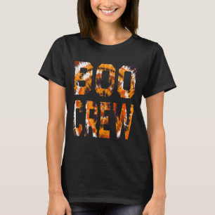 Boo Crew Orange Gefärbte Krawatte - Matching Hallo T-Shirt